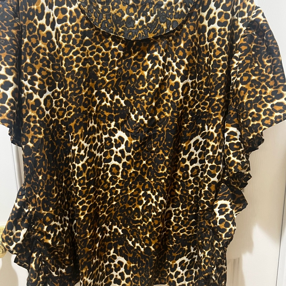 Leopard Print Women's Top
